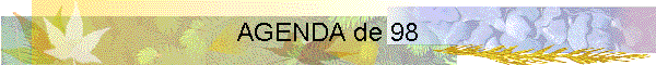 AGENDA de 98