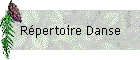 Rpertoire Danse